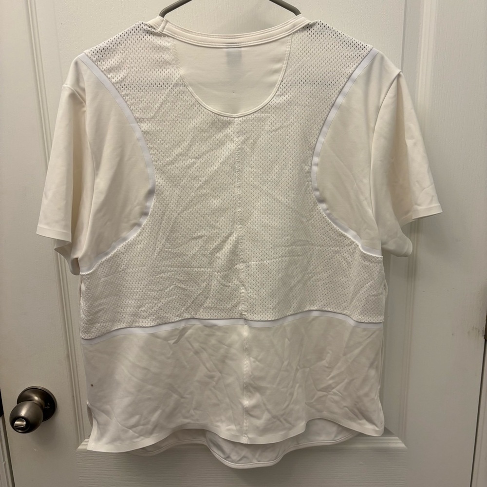 1. Adidas by Stella McCartney Run Loose Tee in White - Picture 6 of 9
